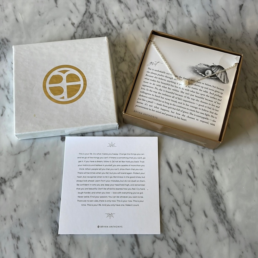 Bryan Anthonys Grit Baroque Pearl Necklace EUC with Box
